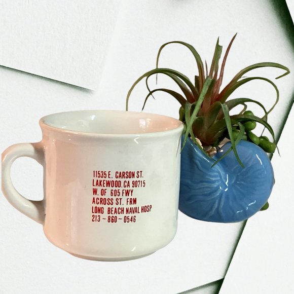 Mug I Love Crazy & Motel Coffee Tea Mug Cup w/Heart Mint Condition Pre-Owned - Picture 5 of 10